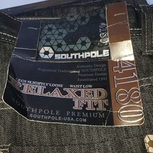 South Pole 4180 NWT 36x34 Black Jeans